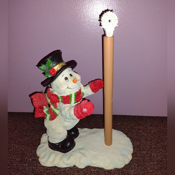 Holiday Snowman Paper Towel Holder Poshmark